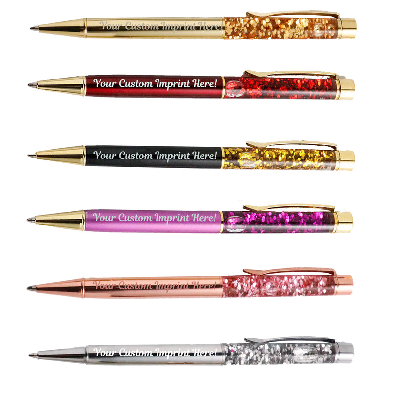 Personalized twist-action pens with name engraving